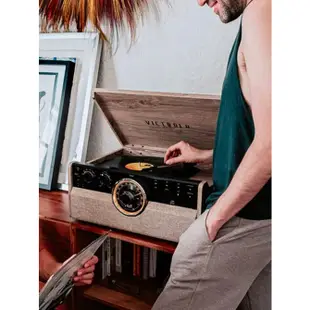 朝暮里 Victrola 美國復古黑膠唱片機家用電唱機收音機六合一藍牙CD卡帶