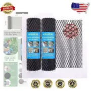Safe Plastic Chicken Wire Mesh Roll - 15.7IN x 33FT for Poultry & Rabbit Barrier