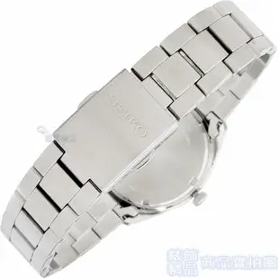 SEIKO 精工 SUR345P1手錶 藍寶石水晶鏡面 日星期 銀白面 夜光 鋼帶 中型錶【澄緻精品】