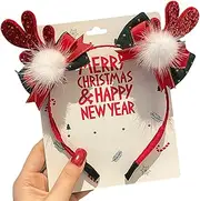 [Generic] Cute Christmas Headwear | Costume Cute Headwear | Girls Photo Prop Booth Headbands For Christmas Party Supplies