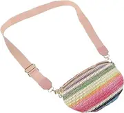 Healeved Style Women Fanny Pack Lightweight Woven Waist Bag for Travel Hiking and Daily Use Durable Material Present for Outdoor Adventures