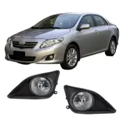 Fog Light Lamps w/Cover Switch kits For 2009-2010 Toyota Corolla Right&Left Side