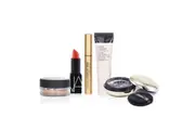 Estee Lauder Estee Lauder Watery Glow Primer (Miniature) 15ml + NARS Lipstick 3.5g + Guerlain Les Voilettes Powder 20g + Grande Cosmetics (GrandeLash) Lash Enhancing Serum 2g + BareMinerals Concealer or Eyeshadow Base 2g 5pcs