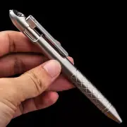 Titanium Pocket Ball Pen Office Signature Witing Pen Outdoor EDC Portable Pen