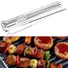 Meat BBQ Metal Cooking Skewer Needle Roasting Barbecue Skewer Kebab Sticks