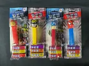 Marvel Super Heros PEZ Iron Man Captain America Spiderman Wolverine