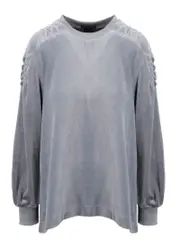 [Alberta Ferretti] Alberta Ferretti-Sweatshirts Grey-Donna 38