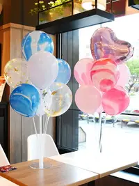 在飛比找樂天市場購物網優惠-桌飄氣球托桿地飄結婚婚房氣球柱氣球托插架子節日裝飾場景裝飾