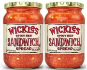 Wickles Spicy Red Sandwich Spread 2 Pack