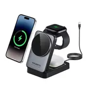 BUCKKO 3 IN 1 Charging station Foldable, support iPhone - iWatch- Airpods