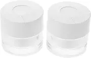 Ipetboom Jar Spoon Lid Travel Friendly Refillable Small Cosmetic Container for Skincare Makeup Lotion