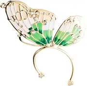 [DEARMAMY] Butterfly Wing Clip-on Earring for Women Fashion Jewelry Decorative Ear Hook