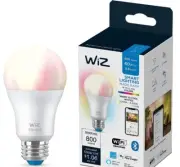 WiZ 603449 A19 White & Color 60W Wi-Fi Smart LED Light Bulb for Alexa | Google