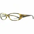 Tom Ford FT5075 U45 Brown Horn Oval Optical Frames Eyeglasses