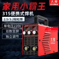 在飛比找蝦皮商城精選優惠-熱銷大焊電焊機220v家用小型便攜兩用315迷你大功率手提便