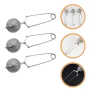 3 Pcs Tea Filter Fine Mesh Sieve Household Separator Infuser Ball