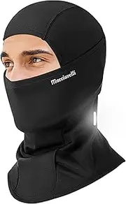 [MACCIAVELLI] Balaclava Bicycle Ski Motorcycle Balaclava Ski Mask for Men and Women Balaclava Ski Hat for Cycling in Winter Mask Black