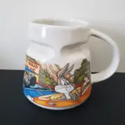 Vintage Looney Tunes Bugs, Taz, Daffy, Porky, Road Runner, Pepe Collectible Mug
