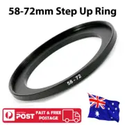 58-72 mm 58mm to 72mm 58mm-72mm Step-Up Stepping Up Ring Filter Adapter