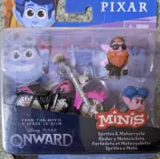 Disney / Pixar Onward Minis Sprites & Motorcycle Figure Toy