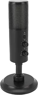 USB Gaming Microphone for PC, Noise Cancellation Condenser Mic with RGB Lights, Cardioid Condenser Microphone for Mobile Phone Live Streaming Recording for OS X and for Win