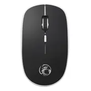 4-Keys 1600 Dpi Mini 2.4G Wireless Silent Mouse(Black)