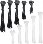 Zip Ties 250PCS Cable Zip Ties Assorted Sizes 4"+ 6"+ 8"+ 10"+ 12"