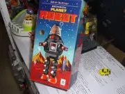 Super rare Clockwork tin PLANET ROBOT Vintage Antique From import Japan