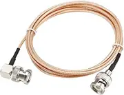 uxcell BNC Male to BNC Male Right Angle RG316 Coax Cable 1.64 Feet
