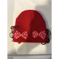 在飛比找蝦皮購物優惠-紅色 嬰兒帽 假髮帽 可愛