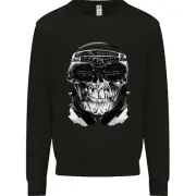 Ghetto Blaster Skull Kids Sweatshirt Jumper