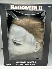 RARE! NECA Halloween II Michael Myers Deluxe Latex Mask Horror Handcrafted