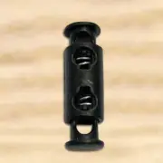 For Drawstrings Elastic Cord Double Hole Cord Locks End Adjustment Buckle