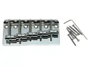 Chrome 5 String Bass Guitar Bridge Electric J Bass or P Bass Bridge