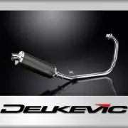 Royal Enfield Himalayan 2017-2024 Full Exhaust 14" Oval Carbon Muffler