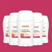Carpe Antiperspirant Underarm Stick 50ml - 5 Pack, Rose Water