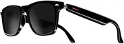 Wireless Bluetooth 5.0 Glasses with Headphones Hands-Free Calling Music Photograph Black C Smart Glasses 1Set