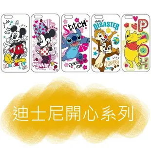 【Disney】Sony Xperia XA Ultra 6吋 開心系列 彩繪透明保護軟套