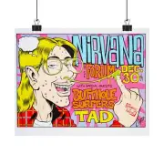 Nirvana Butthole Surfers TAD 12/30/93 reprint concert poster different sizes