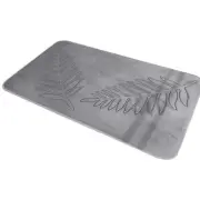 2X(Memory Foam Bath Rugs Leaf Bath Mat Non-Slip Strong Water Absorbent8449