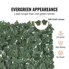 Artificial Ivy Privacy Fence Green Wall Screen Faux Hedges for Garden Patio