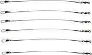 Fishing Lure Line Saltwater Leaders Wire Anti Winding Wire Trace Lures Leader Wire Connect Tackle Lures Rig Nylon Fishing Leaders Connect Tackle Lures Wire Fishing Line Bait Front