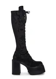 [Widow] Cryptic Embrace Knee High Boots