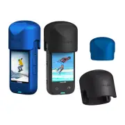 Camera Lens Cap Silicone Protector Cover for Insta360 X3 Accessories Black /Blue