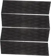 ibasenice 4Pcs Non Slip Surfboard Traction Pads Self Adhesive Tail Grip Mats for Enhanced Stability Suitable for All Boards Long Lasting Comfort and Grip for Surfing