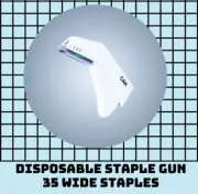 Staple Gun Skin Stapler - Disposable Sterile Hunting Dog First Aid - 35W