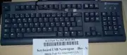 NORWEGIAN & ENGLISH USB KEYBOARD GREAT FOR PCS OR MACS - BLACK NEW BILLINGUAL...