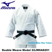 Mizuno Judo Gi Judogi Jacket Top Double Weave Model White 22JM6A8201 Size 3.5Y
