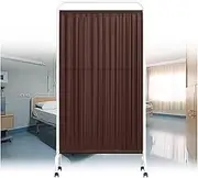 Beauty Salon Privacy Partition,Standing Door Partition,Room Divider Screen with Casters,Foldable Divider for Clinic Hall Office(Color 2,2-Panel)