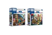 2x Crown Puzzle Jigsaw Radiant Picturesque Series Assorted Pictures Kids Game 8+